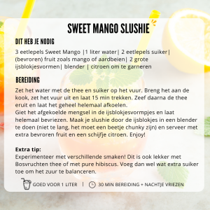 Sweet Mango Slushie ijsthee recept